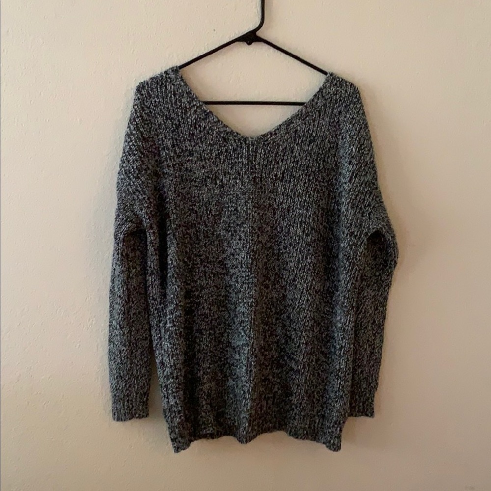A.N.A Black and White Sweater